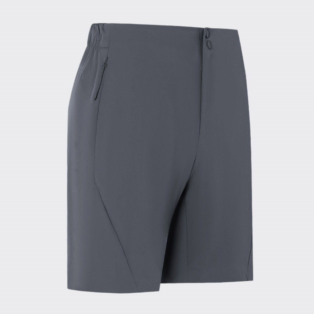 Sports Equipment Logo - Zomerhardloopshorts voor heren, sneldrogend, effen kleur,