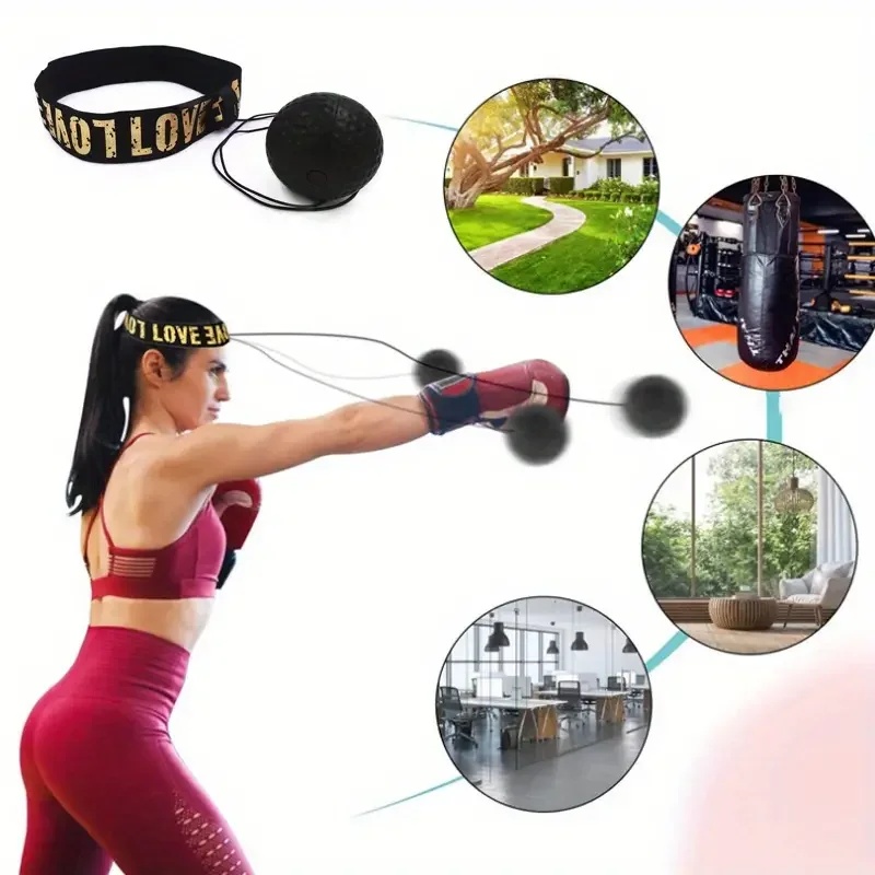 Sports Equipment Images - 1/3 Stuks Boksen Snelheid Bal Hoofd