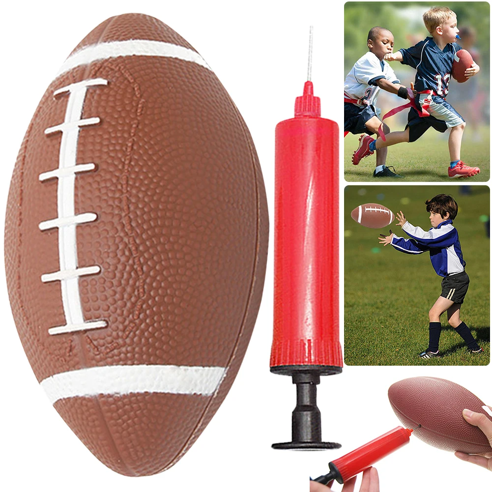 Rugby Training Ball - 17/21Cm American Football Opblaasbare Rugby Bal
