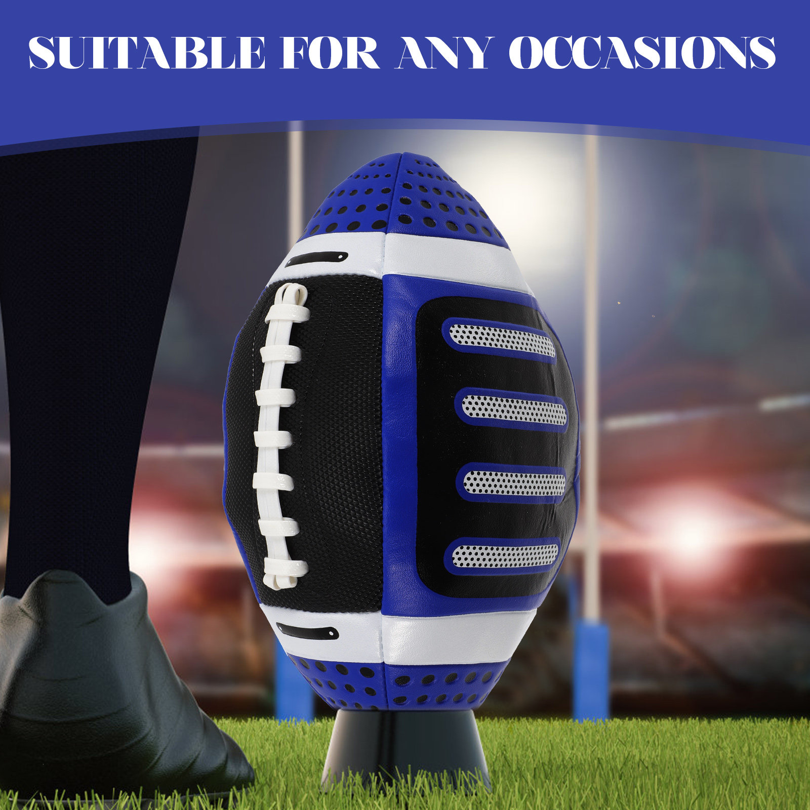 Rugby Training Ball - Rugbybal voor kinderen, PU professionele rugbytrainingsbal