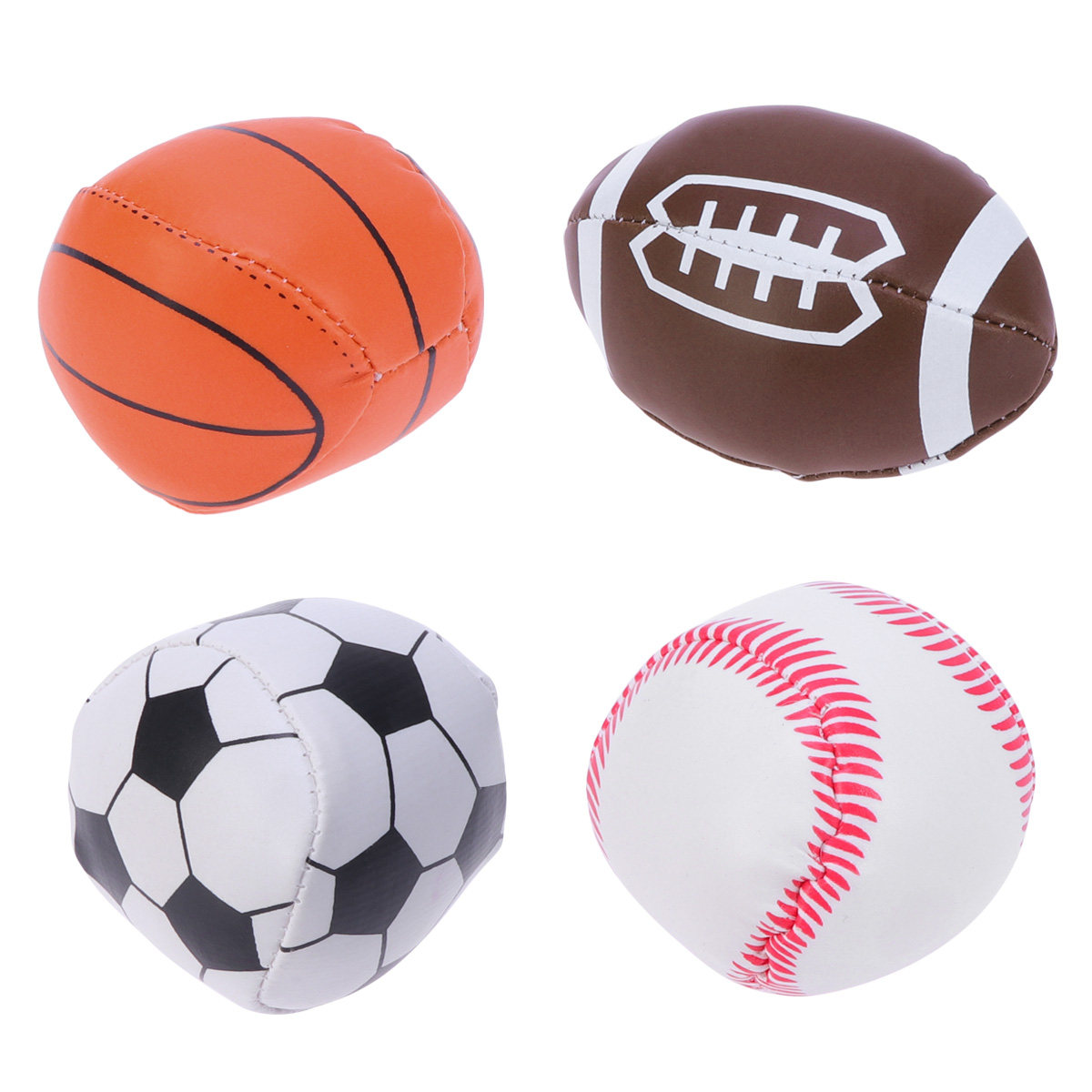 4-delige PVC-ballen set voetba - Rugby Training Ball recensie en prijs
