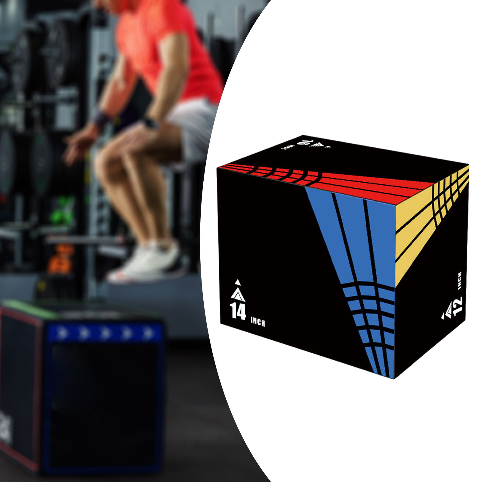 3-in-1 Jump Box Plyometrische  - Sports Equipment Images recensie en prijs