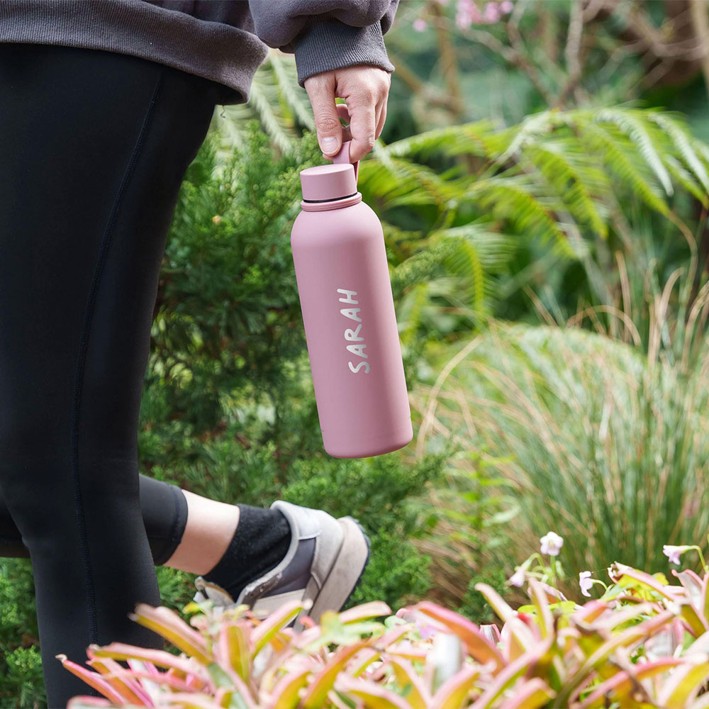 Gepersonaliseerde RVS Waterfle - Sports Equipment And Names recensie en prijs
