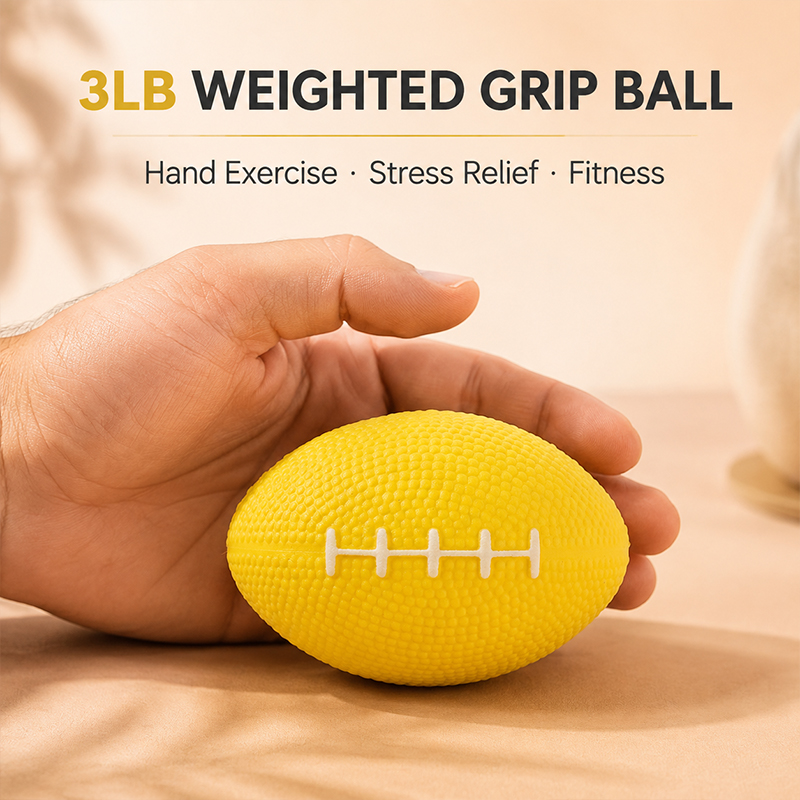 8cm gele rugbyvormige handgree - Rugby Training Ball recensie en prijs