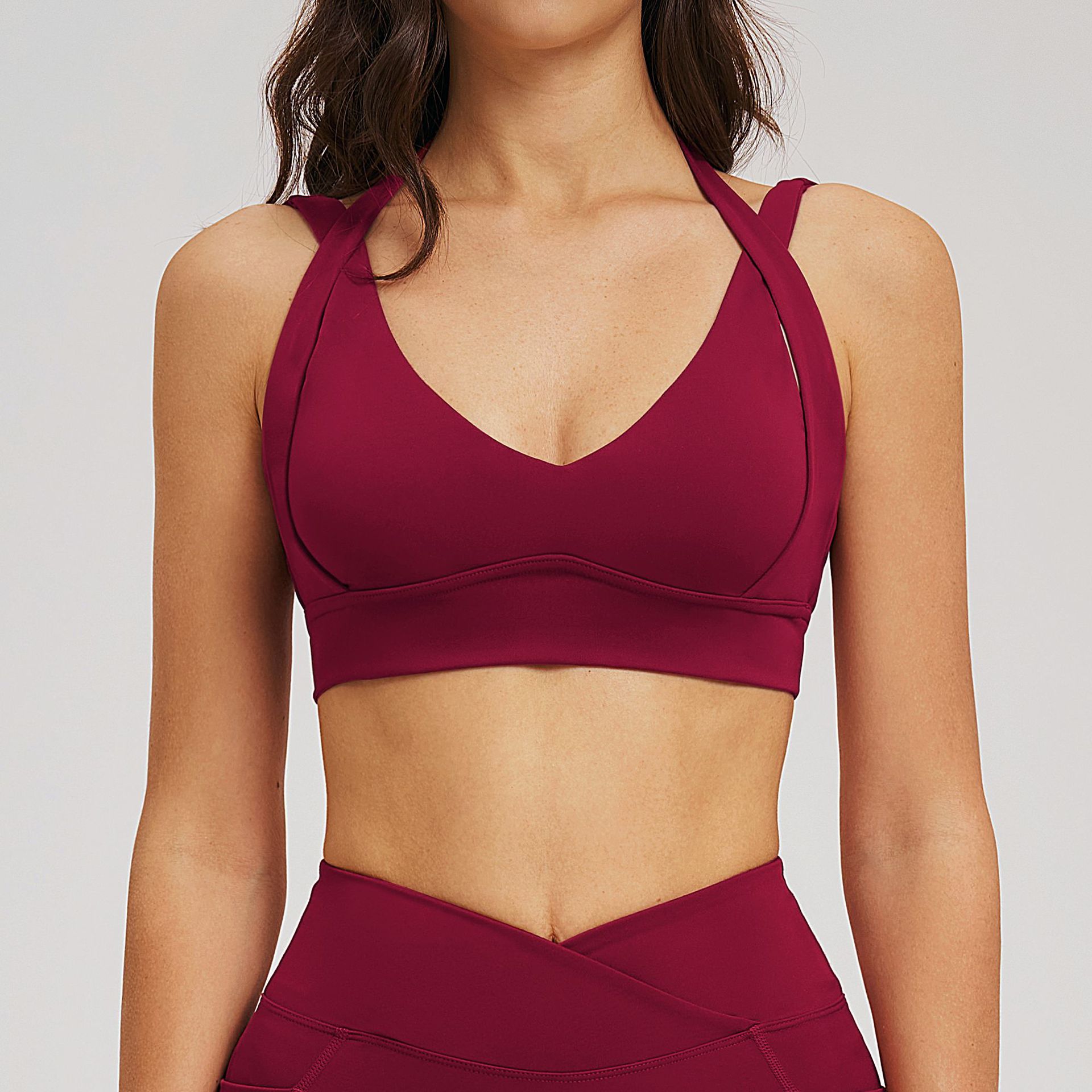 Workoutkleding Dames Gymtop Ad - Sports Equipment Logo recensie en prijs